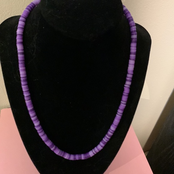 Shades of purple necklace, 18” - Picture 2 of 6